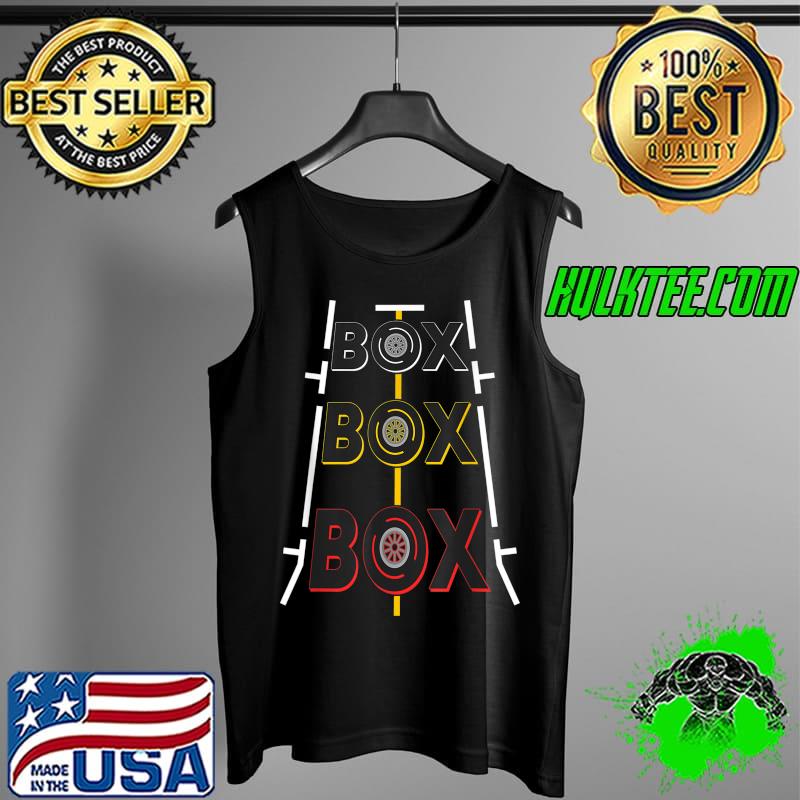 Official Formula Racing Car Box Box Box Radio Call To Pit Box Lines T-Shirt Tank Top Official Formula Racing Car Box Box Box Radio Call To Pit Box Lines T-Shirt Tank Top