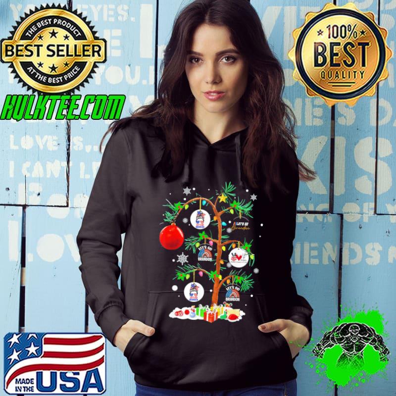 Official Let’s Go Brandon Christmas Tree Ornament Impeach Biden T-Shirt