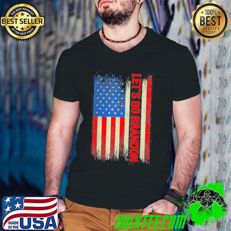 Official Let’s Go Brandon Conservative Anti Liberal American Flag Shirt