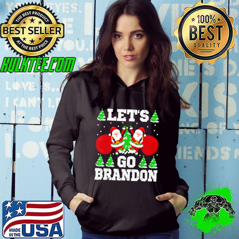Official Let's Go Brandon Santa Christmas Shirt