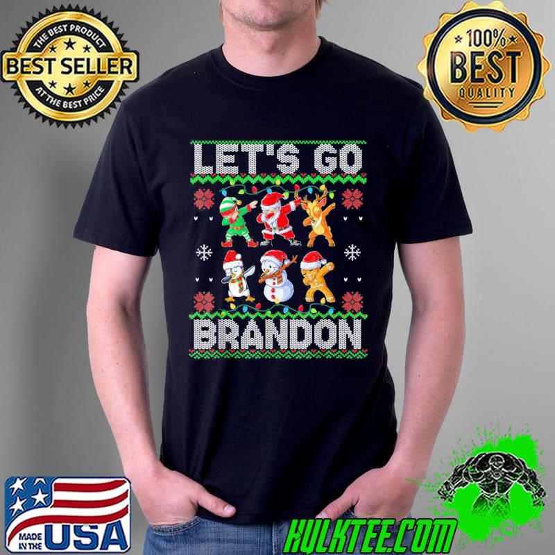 Official Let’s Go Branson Brandon Ugly Christmas Dab Santa Friends T-Shirt Unisex Official Let’s Go Branson Brandon Ugly Christmas Dab Santa Friends T-Shirt Unisex