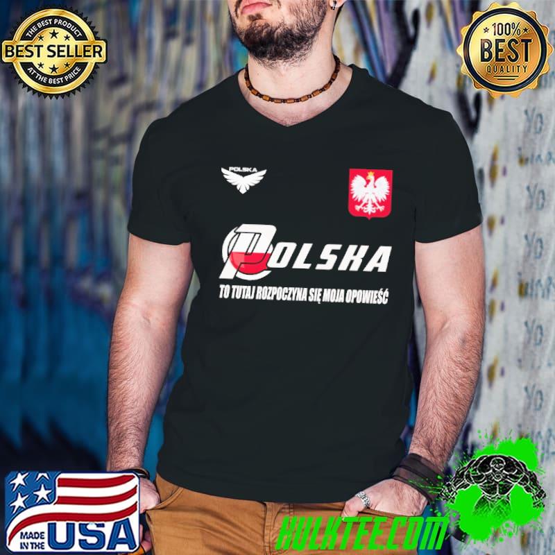 Official Polska to tutaj rozpoczyna sie moja opowiesc dsa 6 logo shirt