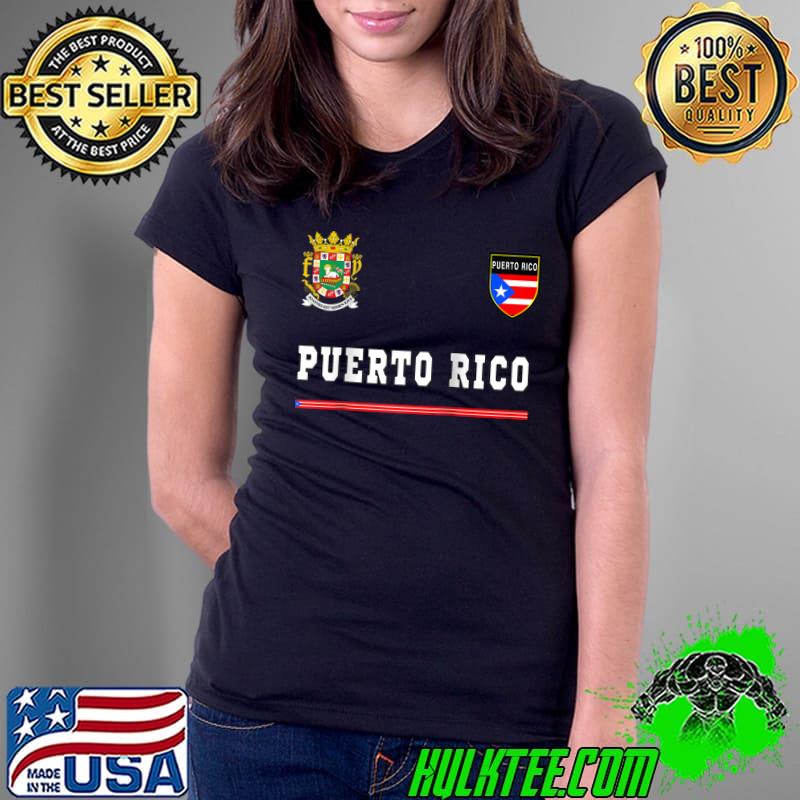 Official puerto Rico SportSoccer Jersey Tee Flag Football T-s Ladies Tee Official puerto Rico SportSoccer Jersey Tee Flag Football T-s Ladies Tee