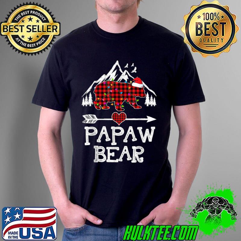 Official Red Plaid Papaw Bear Buffalo Matching Family Pajama T Shirt Unisex Official Red Plaid Papaw Bear Buffalo Matching Family Pajama T Shirt Unisex