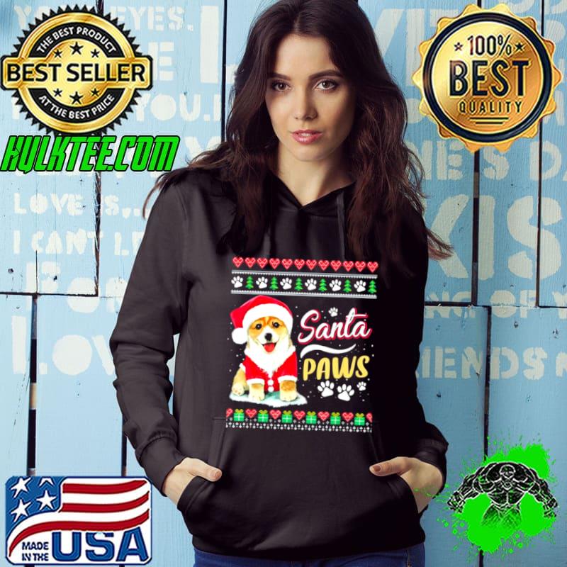 Official Santa Coggi Santa Paws Ugly Christmas shirt Official Santa Coggi Santa Paws Ugly Christmas shirt
