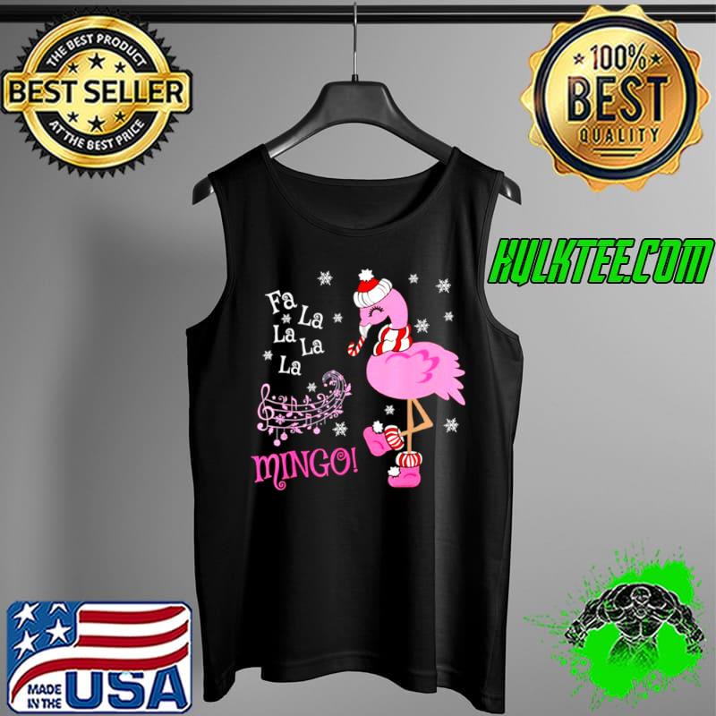 Official Santa Flamingo Fa La La La La Mingo Christmas Shirt Tank Top Official Santa Flamingo Fa La La La La Mingo Christmas Shirt Tank Top