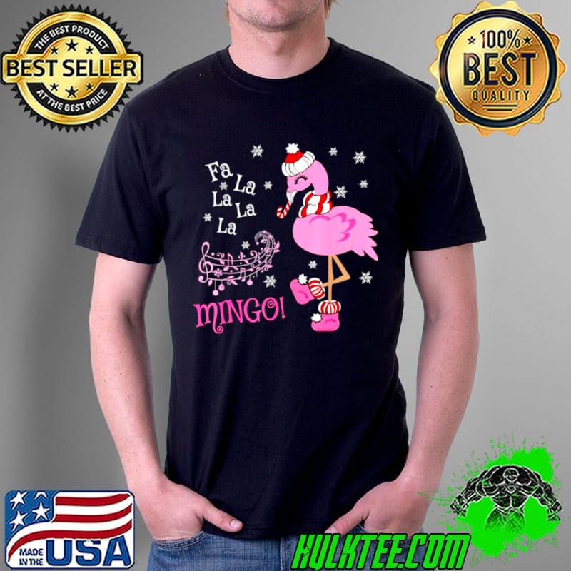 Official Santa Flamingo Fa La La La La Mingo Christmas Shirt Unisex Official Santa Flamingo Fa La La La La Mingo Christmas Shirt Unisex