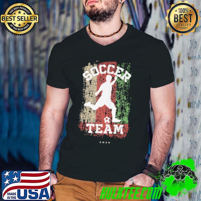 Official Soccer oman flag Football team soccer player b09jpgm3kt shirt