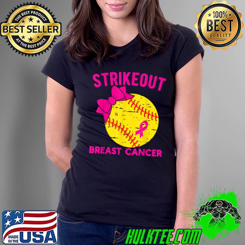 Official strike Out Breast Cancer Awareness Vintage Softball Fighters T-Shirt Ladies Tee Official strike Out Breast Cancer Awareness Vintage Softball Fighters T-Shirt Ladies Tee