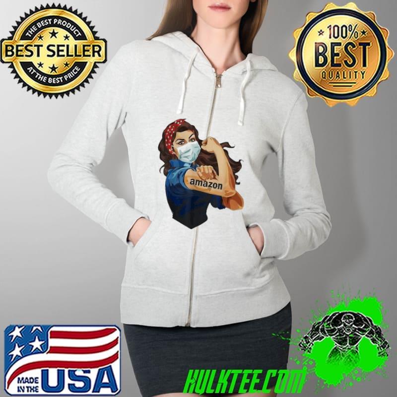 Official Strong Woman Mask Tattoo Amazon Shirt Full Zip Hooded Official Strong Woman Mask Tattoo Amazon Shirt Full Zip Hooded