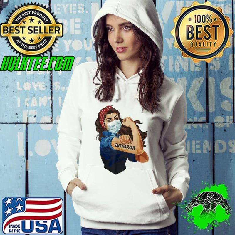 Official Strong Woman Mask Tattoo Amazon Shirt Hoodie Official Strong Woman Mask Tattoo Amazon Shirt Hoodie