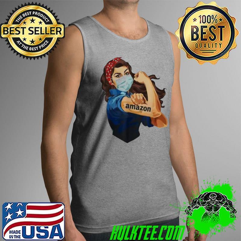 Official Strong Woman Mask Tattoo Amazon Shirt Tank Top Official Strong Woman Mask Tattoo Amazon Shirt Tank Top