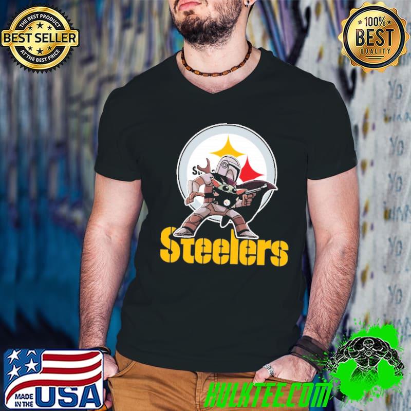 Official The Mandalorian And Baby Yoda Pittsburgh Steelers NFL Shirt