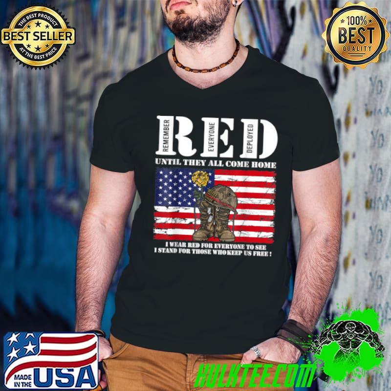 Official Until They Come Home My Soldier Red Friday Veterans Day T Shirt
