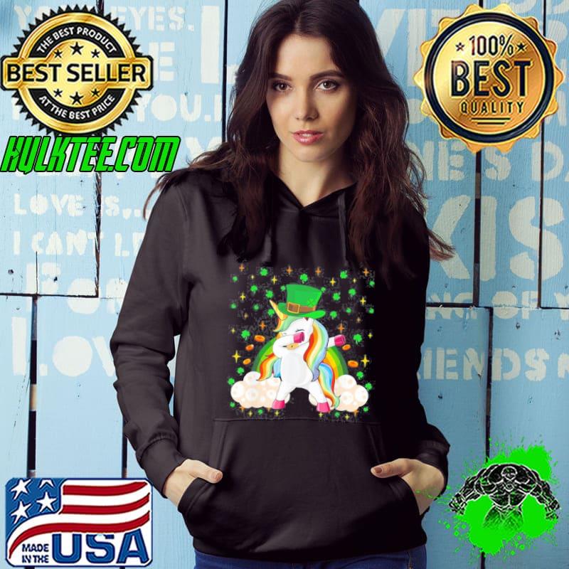 Original Boys Girls Dabbing St Patricks Dab Unicorn Shirt Hoodie Original Boys Girls Dabbing St Patricks Dab Unicorn Shirt Hoodie