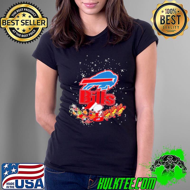 Original bUFFALO BILLS SNOOPY CHRISTMAS SHIRT Ladies Tee Original bUFFALO BILLS SNOOPY CHRISTMAS SHIRT Ladies Tee