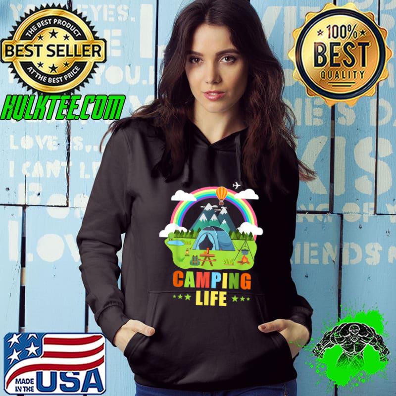 Original Campfire Tent Camper Accessories For Kids Camping Life T-Shirt