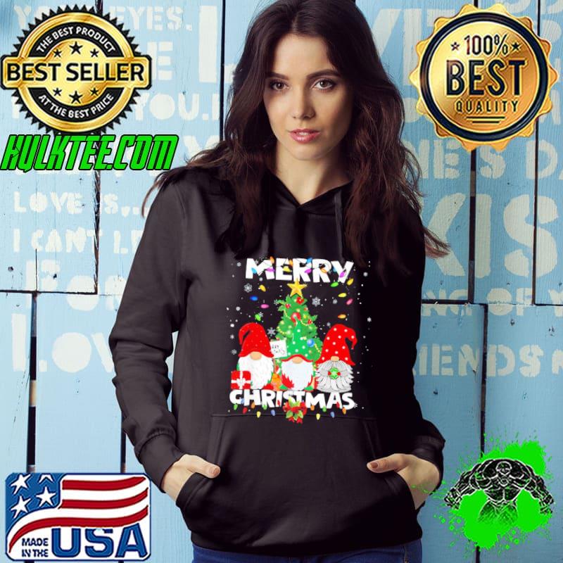 Original Christmas Funny Gnomes Snowing Unisex T-Shirt