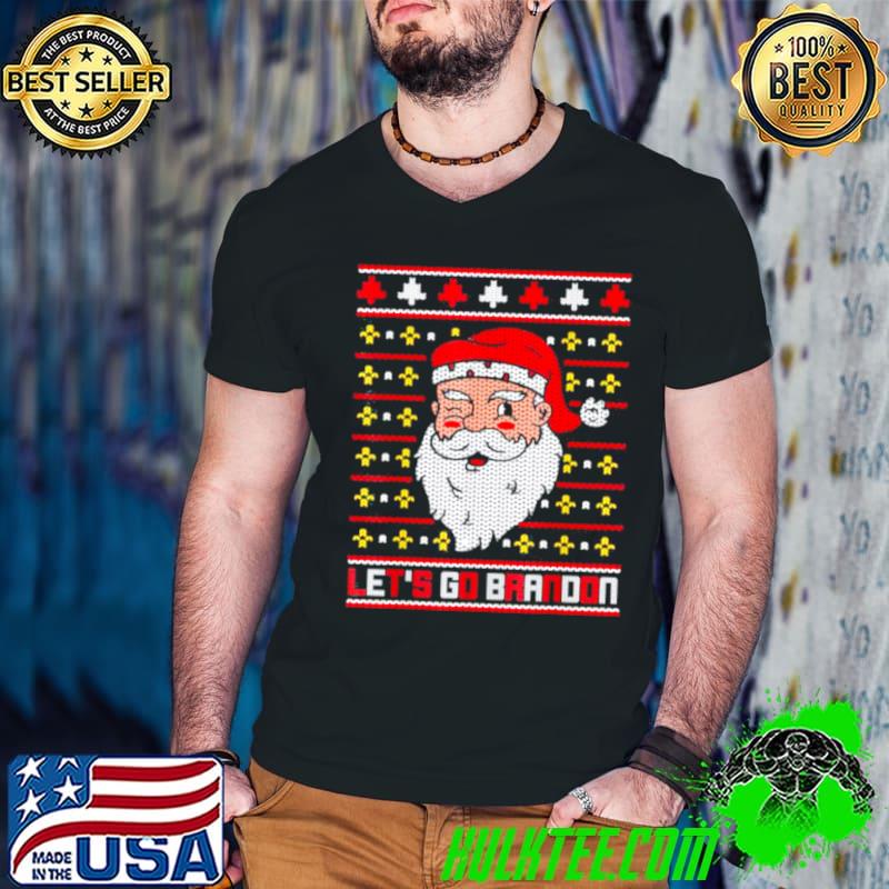 Original Christmas Let’s Go Brandon Santa Claus Ugly US shirt