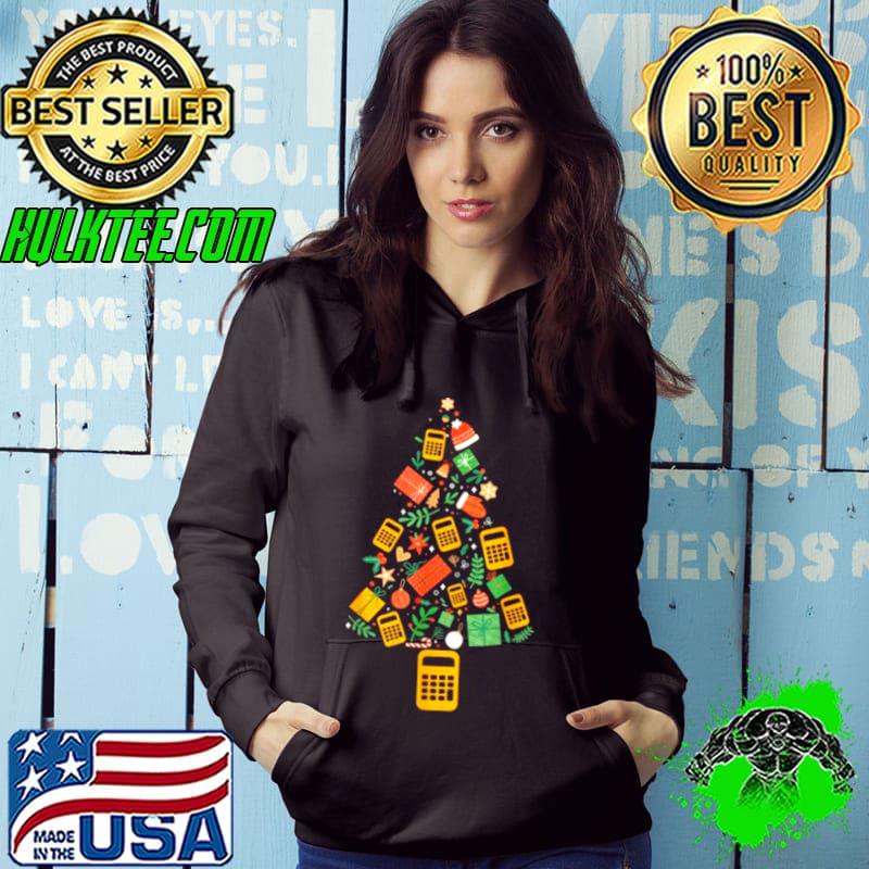Original Christmas Tree Accountant Calculator Finance CPA shirt
