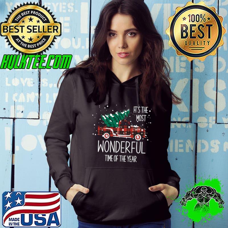 Original christmas Truck Its The Most Wonderful Time Of The Year T-Shirt