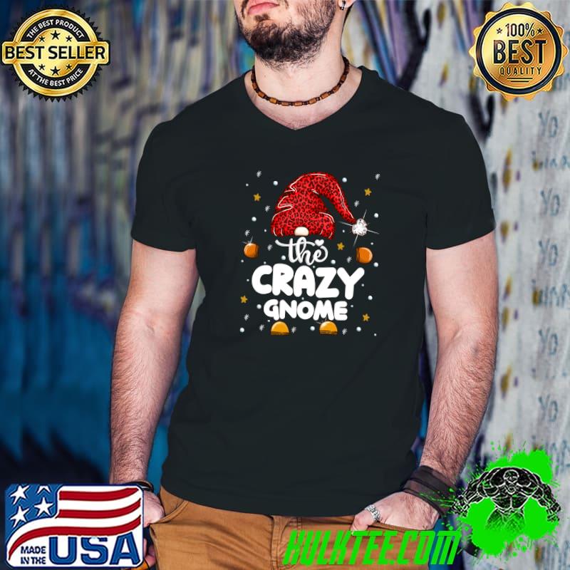 Original crazy Gnome Leopard Family Matching Christmas Party Pajama Sweats Guys V Neck Original crazy Gnome Leopard Family Matching Christmas Party Pajama Sweats Guys V Neck
