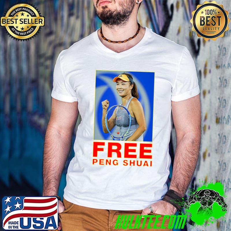 Original Free Peng Shuai, Chinese Tennis Player - Xi Jinping Protest Premium T-Shirt