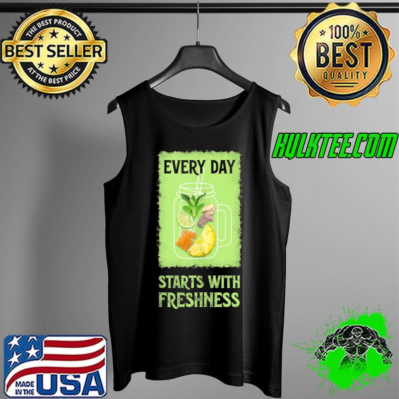 Original fresh Juice Healthy Eating Theme Ginger Mint Honey Pineapple T-s Tank Top Original fresh Juice Healthy Eating Theme Ginger Mint Honey Pineapple T-s Tank Top