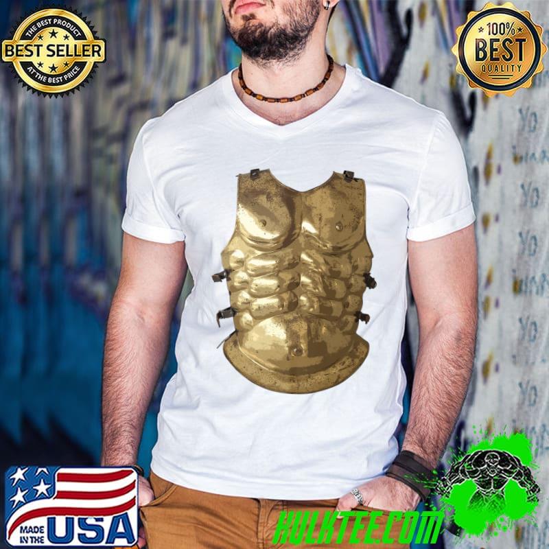 Original gladiator Halloween Costume Fighter Roman Chest Plate Armor Premium T-Shirt