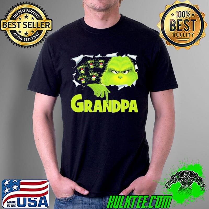 Original grinch Emily Min Ava Laura Curis Grandpa Christmas Shirt Unisex Original grinch Emily Min Ava Laura Curis Grandpa Christmas Shirt Unisex