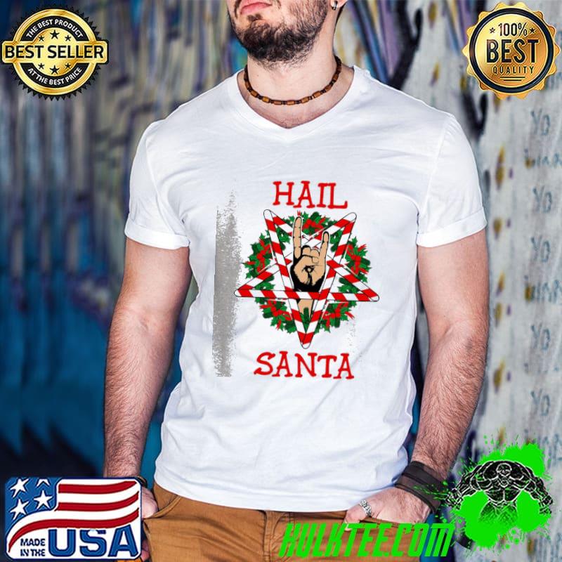 Original Hail Santa Funny Christmas Rock Metal Unisex Sweatshirt