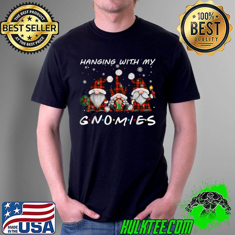 Original Hanging With Gnomies Gnome Christmas Xmas Buffalo Plaid Red T Shirt Unisex Original Hanging With Gnomies Gnome Christmas Xmas Buffalo Plaid Red T Shirt Unisex