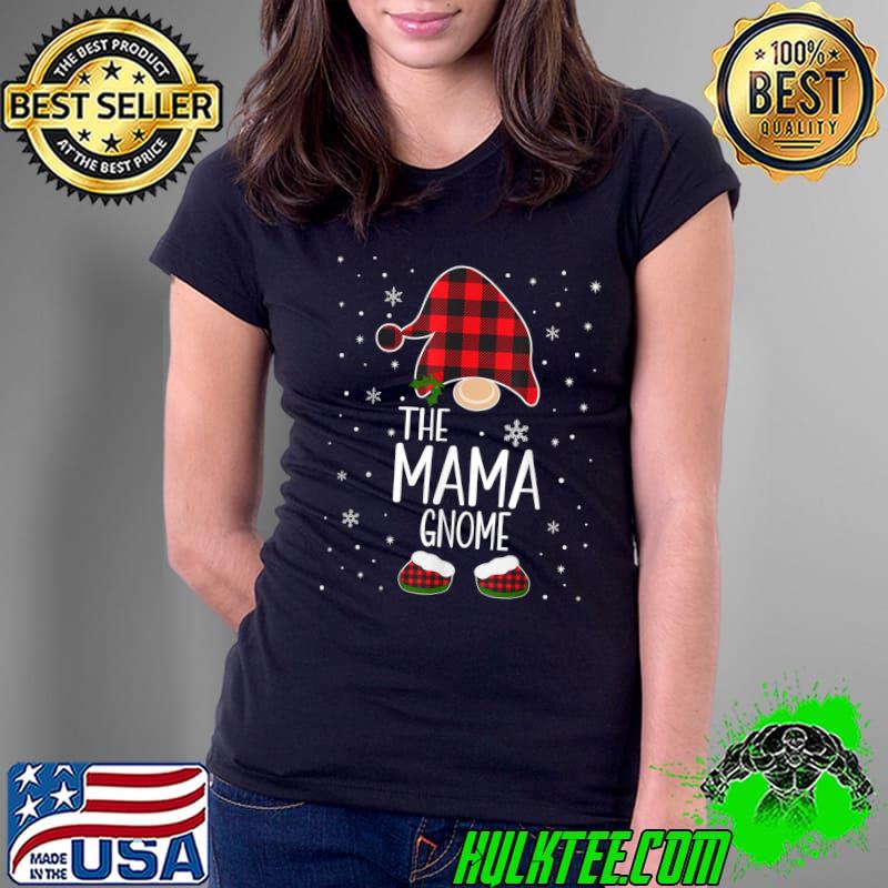 Original Mama Gnome Buffalo Plaid Matching Family Christmas Pajama T-Shirt Ladies Tee Original Mama Gnome Buffalo Plaid Matching Family Christmas Pajama T-Shirt Ladies Tee