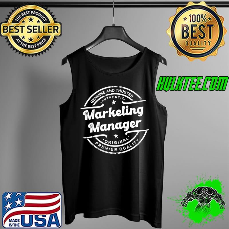 Original Marketing Manager vintage stamp retro distressed logo T- Tank Top Original Marketing Manager vintage stamp retro distressed logo T- Tank Top