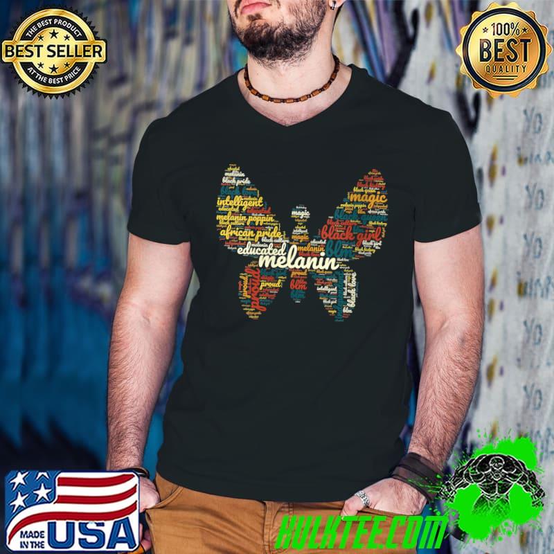 Original melanin Shirt Butterfly Black Pride Black Girl Black & Proud T-Shirt Guys V Neck Original melanin Shirt Butterfly Black Pride Black Girl Black & Proud T-Shirt Guys V Neck