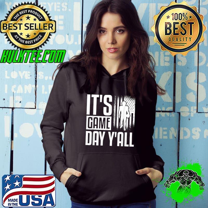 Original mens It's Game Day Y'all Rugby Football Lineman T-Shirt Original mens It's Game Day Y'all Rugby Football Lineman T-Shirt