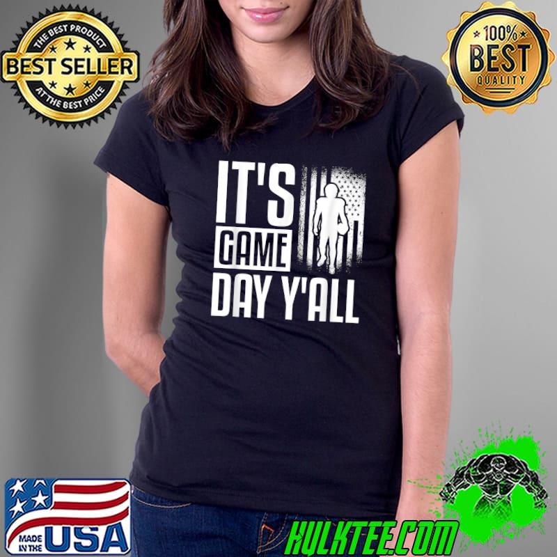 Original mens It's Game Day Y'all Rugby Football Lineman T-Shirt Ladies Tee Original mens It's Game Day Y'all Rugby Football Lineman T-Shirt Ladies Tee