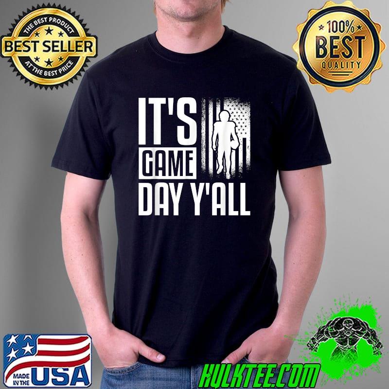 Original mens It's Game Day Y'all Rugby Football Lineman T-Shirt Unisex Original mens It's Game Day Y'all Rugby Football Lineman T-Shirt Unisex