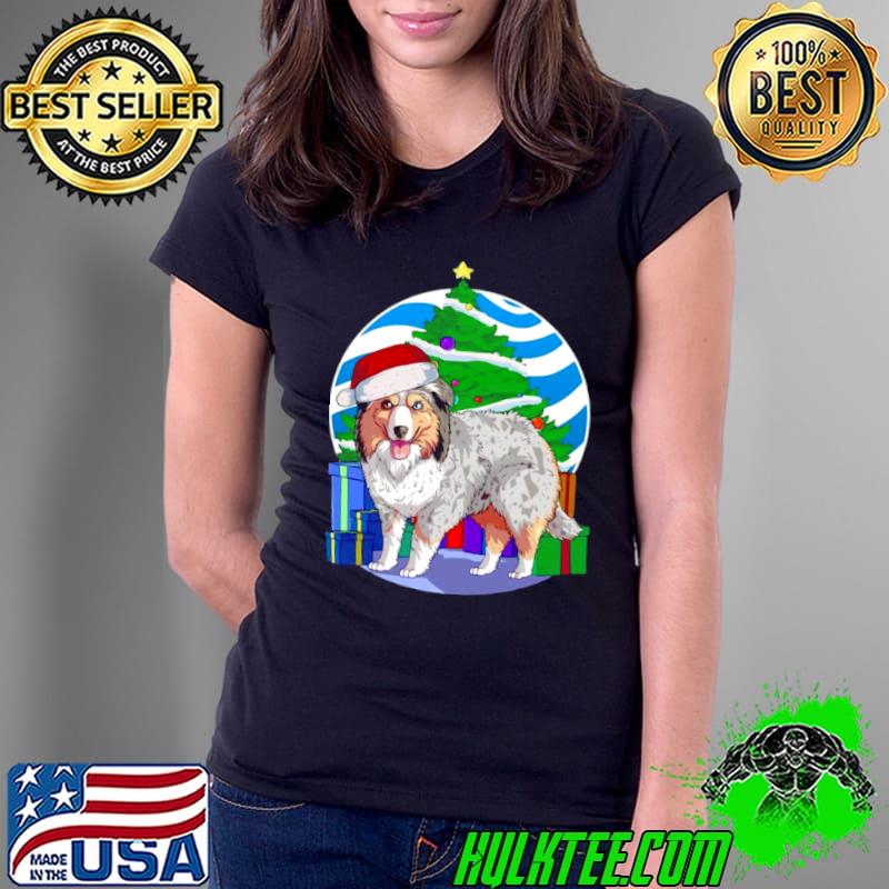 Original Miniature American Shepherd Santa Christmas Tree Decor Sweater Shirt Ladies Tee Original Miniature American Shepherd Santa Christmas Tree Decor Sweater Shirt Ladies Tee