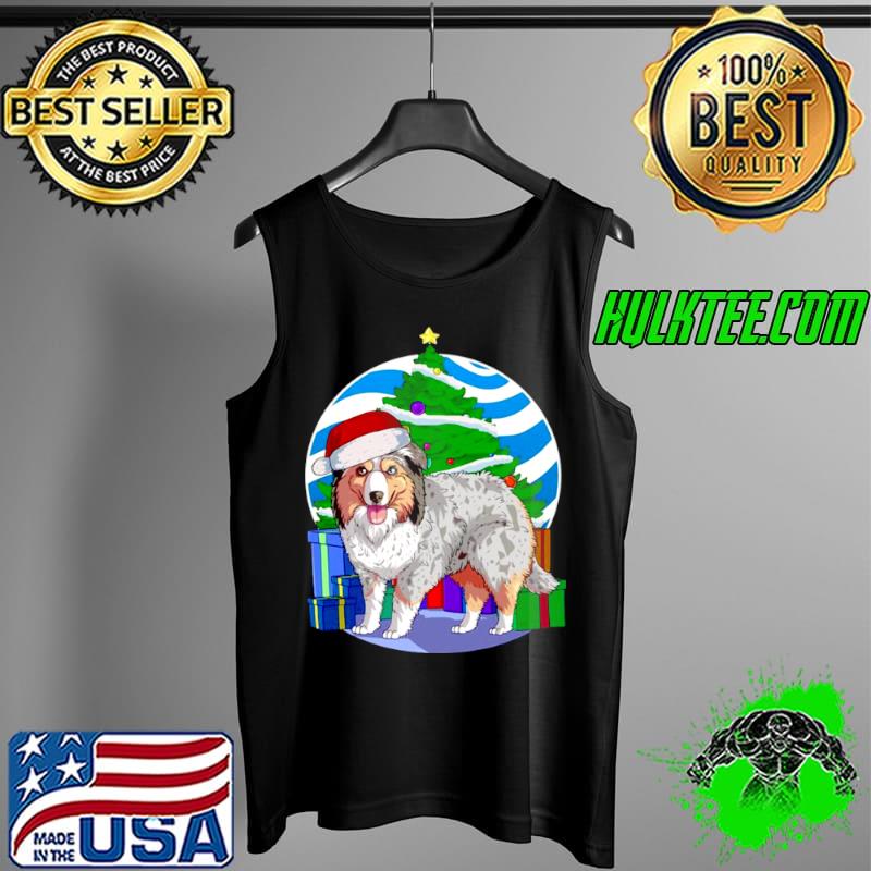 Original Miniature American Shepherd Santa Christmas Tree Decor Sweater Shirt Tank Top Original Miniature American Shepherd Santa Christmas Tree Decor Sweater Shirt Tank Top