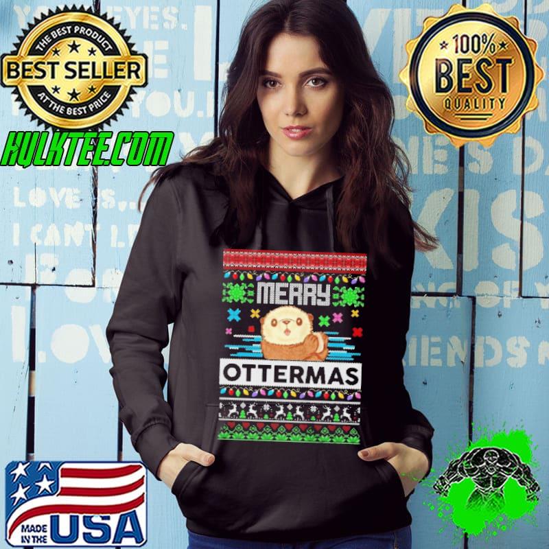 Original Otter merry ottermas ugly christmas shirt