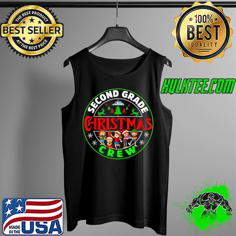 Original Second Grade Christmas Crew Christmas Kids Student Teacher T-Shirt Tank Top Original Second Grade Christmas Crew Christmas Kids Student Teacher T-Shirt Tank Top
