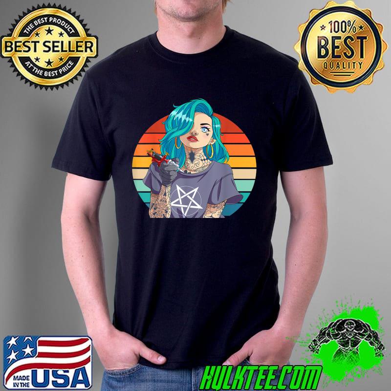 Original Tattoo Artist Girl Tattooist Female Tattooer Tatooed Ink T-Shirt Unisex Original Tattoo Artist Girl Tattooist Female Tattooer Tatooed Ink T-Shirt Unisex