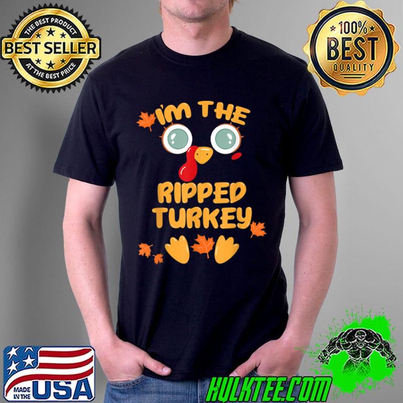 Original The RIPPED Turkey Matching Family Group Thanksgiving Pajama T Shirt Unisex Original The RIPPED Turkey Matching Family Group Thanksgiving Pajama T Shirt Unisex