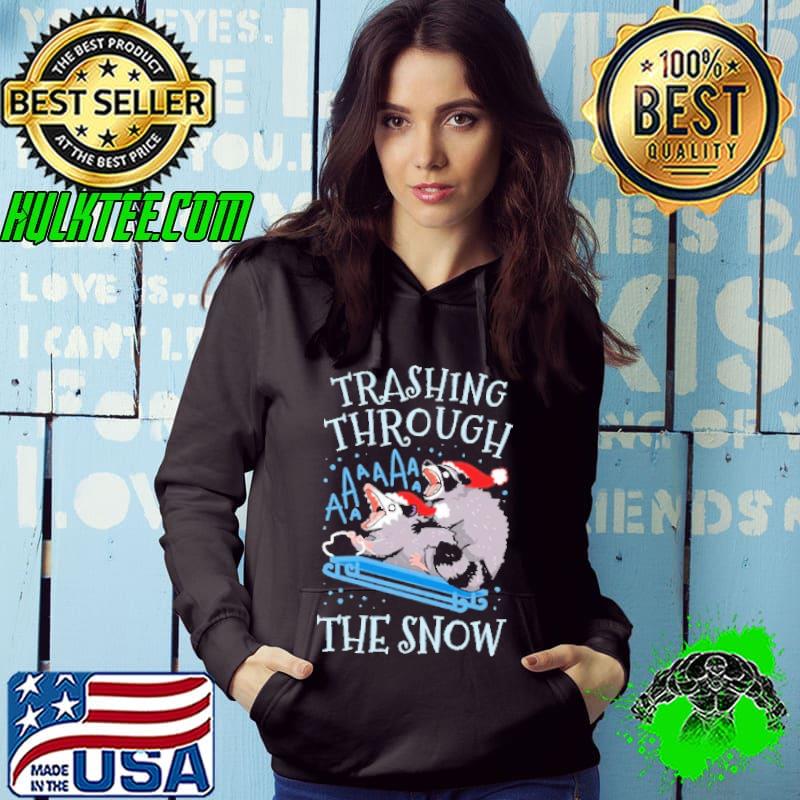 Original Trashing Through The Snow Racoon Shirt