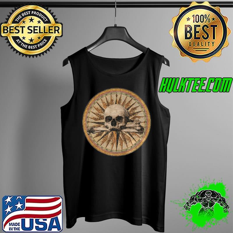 Original vintage Compass With Skull For Men - Dark Nautical Aesthetic Premium T-Shirt Tank Top Original vintage Compass With Skull For Men - Dark Nautical Aesthetic Premium T-Shirt Tank Top