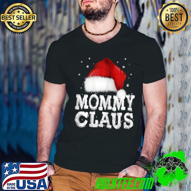 Original Womens Ghristmas Pajama Mommy Santa Claus Costume Matching Family T Shirt