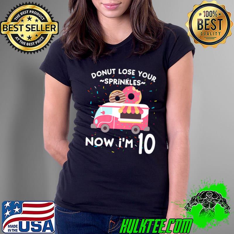 Premium 10th Birthday Funny Donut Theme Party Ten Quote Girls I'm 10 Premium T-Shirt Ladies Tee Premium 10th Birthday Funny Donut Theme Party Ten Quote Girls I'm 10 Premium T-Shirt Ladies Tee