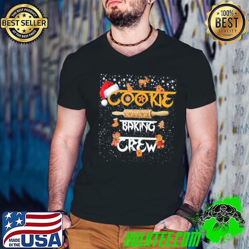 Premium 2021 Christmas Cookie Baking Crew Funny Pajamas Family Xmas T-Shirt