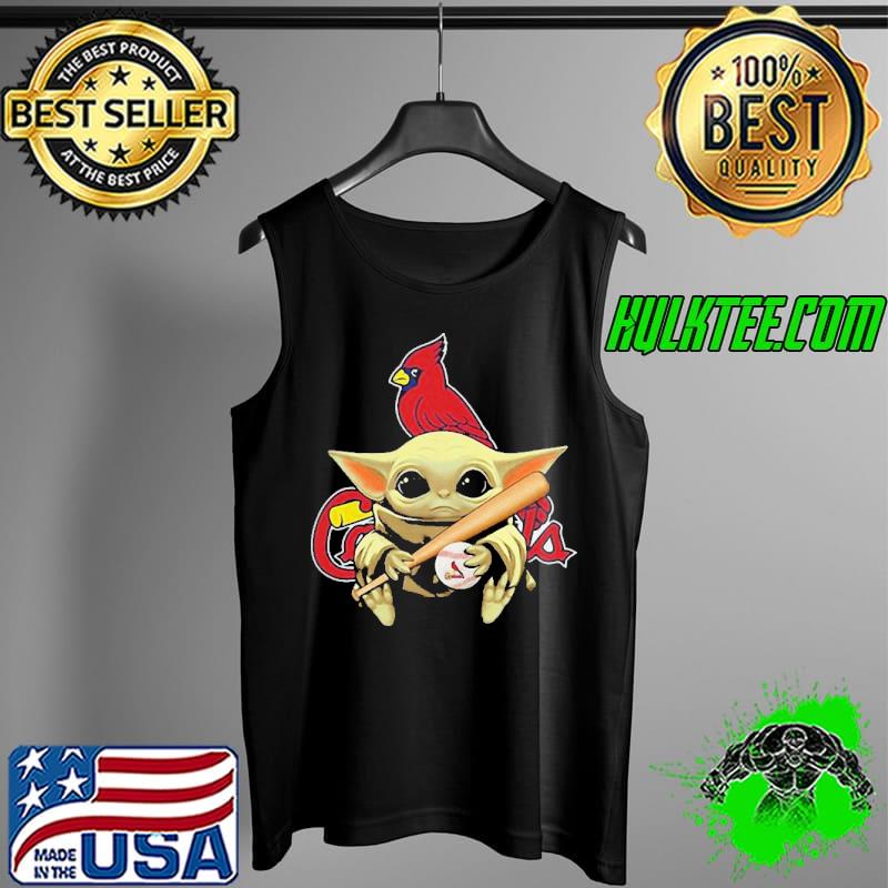 Premium Baby Yoda St Louis Cardinals Shirt Tank Top Premium Baby Yoda St Louis Cardinals Shirt Tank Top